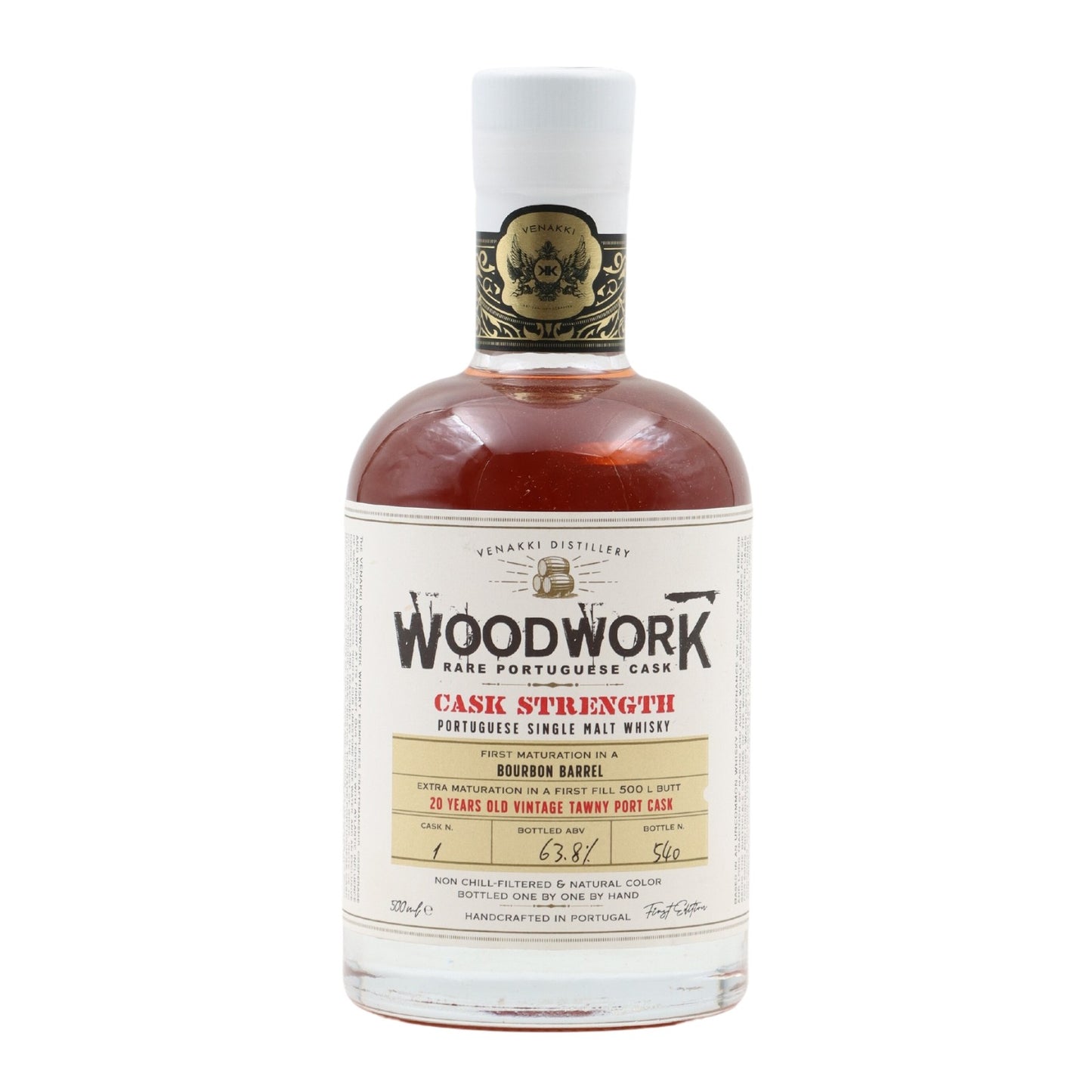 Woodwork Whisky de Malte Único Vintage -20 anos- Casco de Tawny Port n.º1